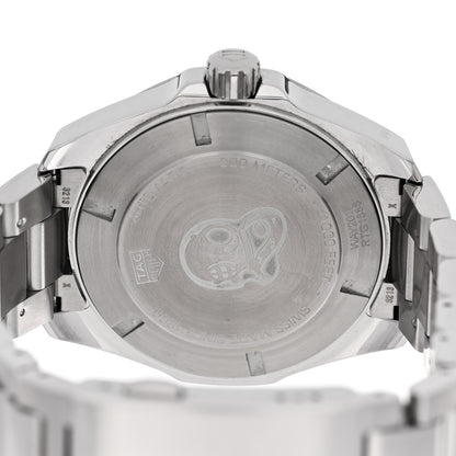 Tag Heuer Stainless Steel 43mm Aquaracer 300M Automatic Watch Black WAY201F 4 of 4