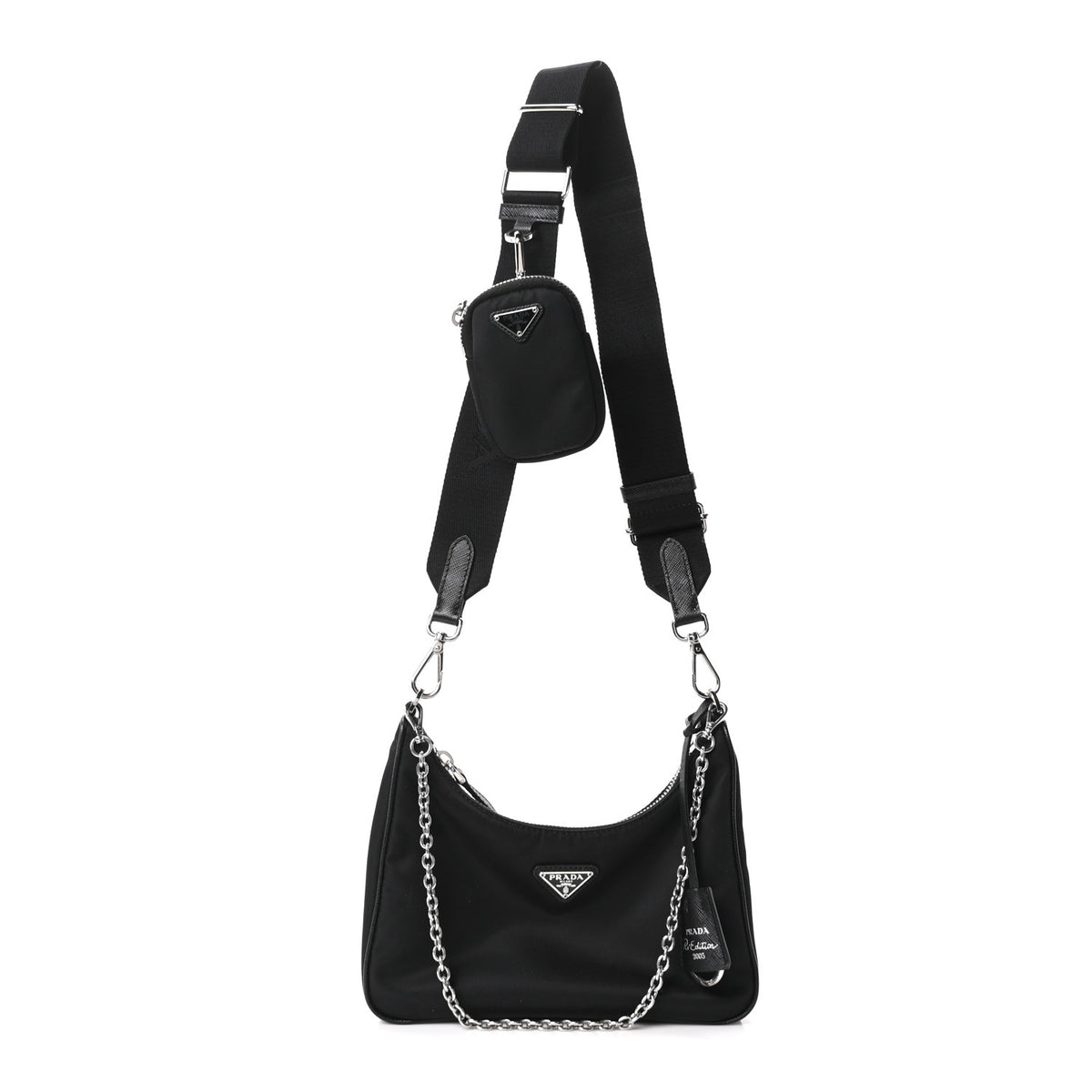 Prada Nylon Re-Edition 2005 Shoulder Bag Black 1 of 10