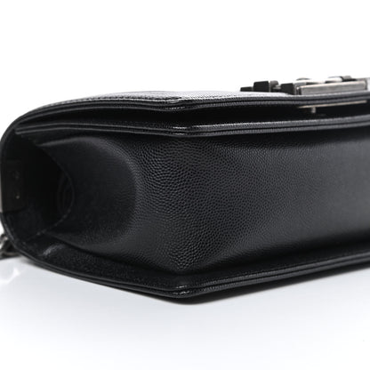 Chanel Caviar Quilted Small Boy Flap Black 9 of 10