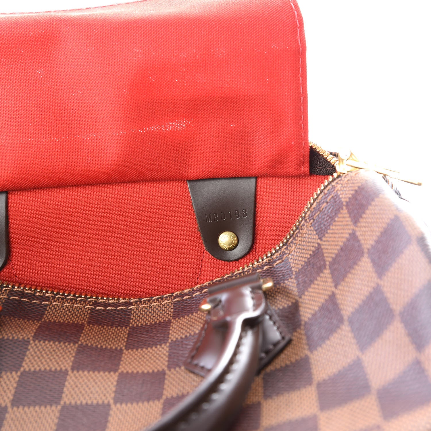 Louis Vuitton Damier Ebene Speedy Bandouliere 25 10 of 12