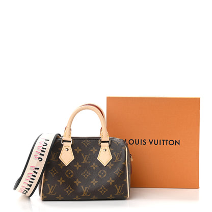 Louis Vuitton Monogram Speedy Bandouliere 20 Black 10 of 11