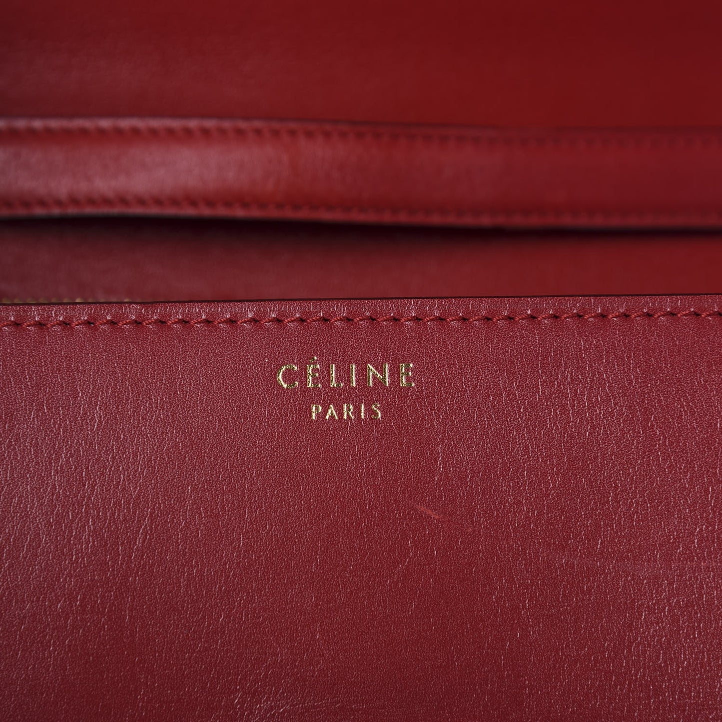 Box Calfskin Medium Classic Box Flap Bag Red