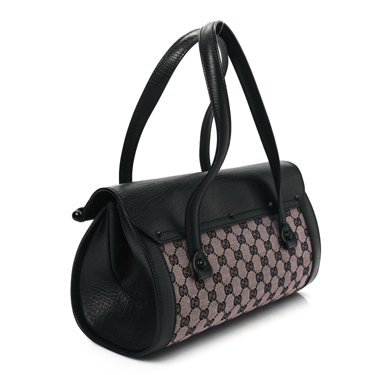 Monogram Bamboo Bullet Bag Black