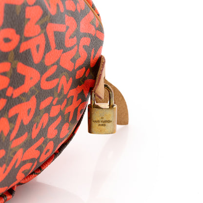 Louis Vuitton Monogram Graffiti Speedy 30 Orange 10 of 17