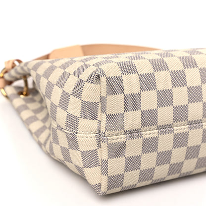 Louis Vuitton Damier Azur Graceful PM Rose Ballerine 8 of 14