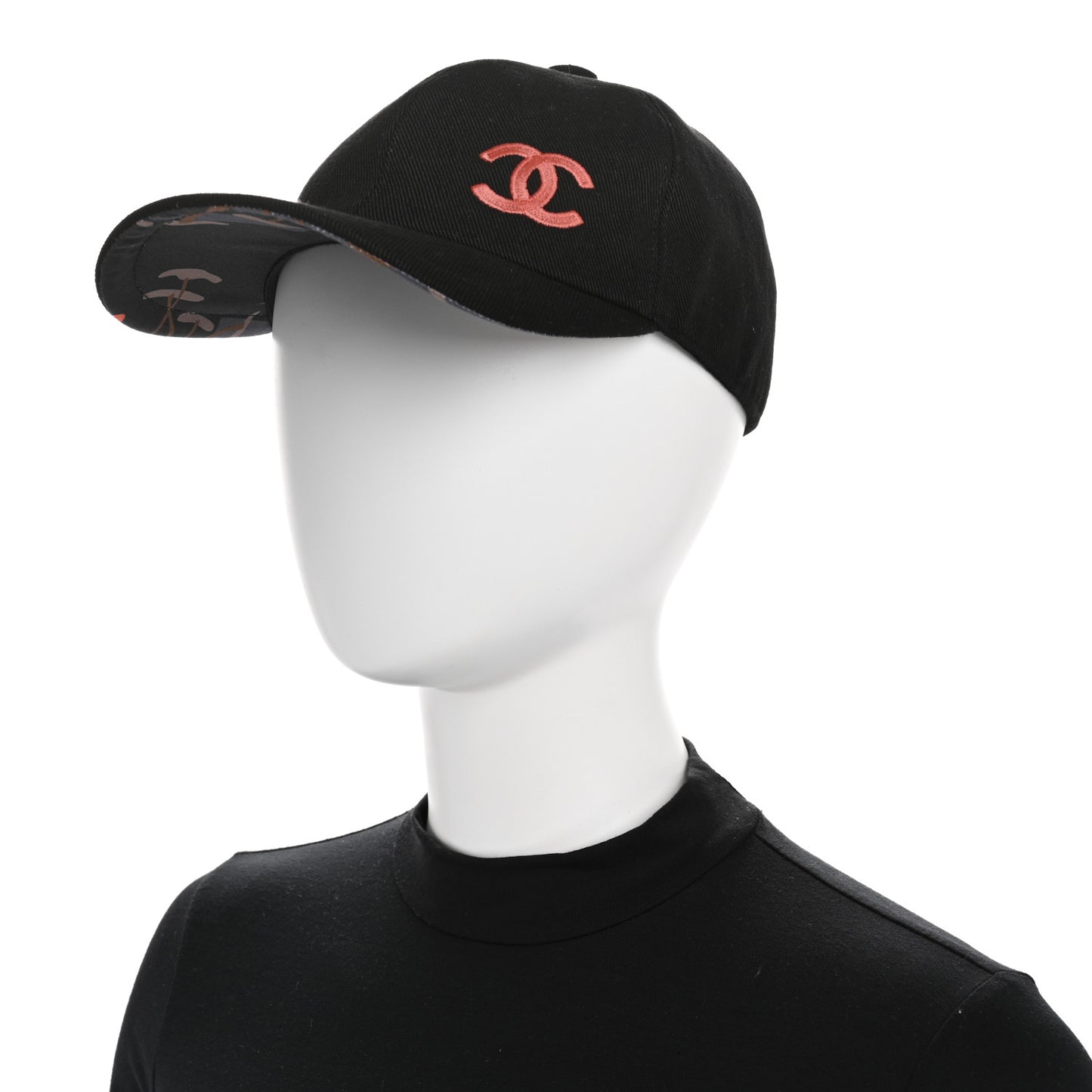 Cotton CC Cap Hat Black Coral