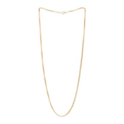 David Yurman 18K Yellow Gold 3.4mm Box Chain Necklace 24" 2 of 4