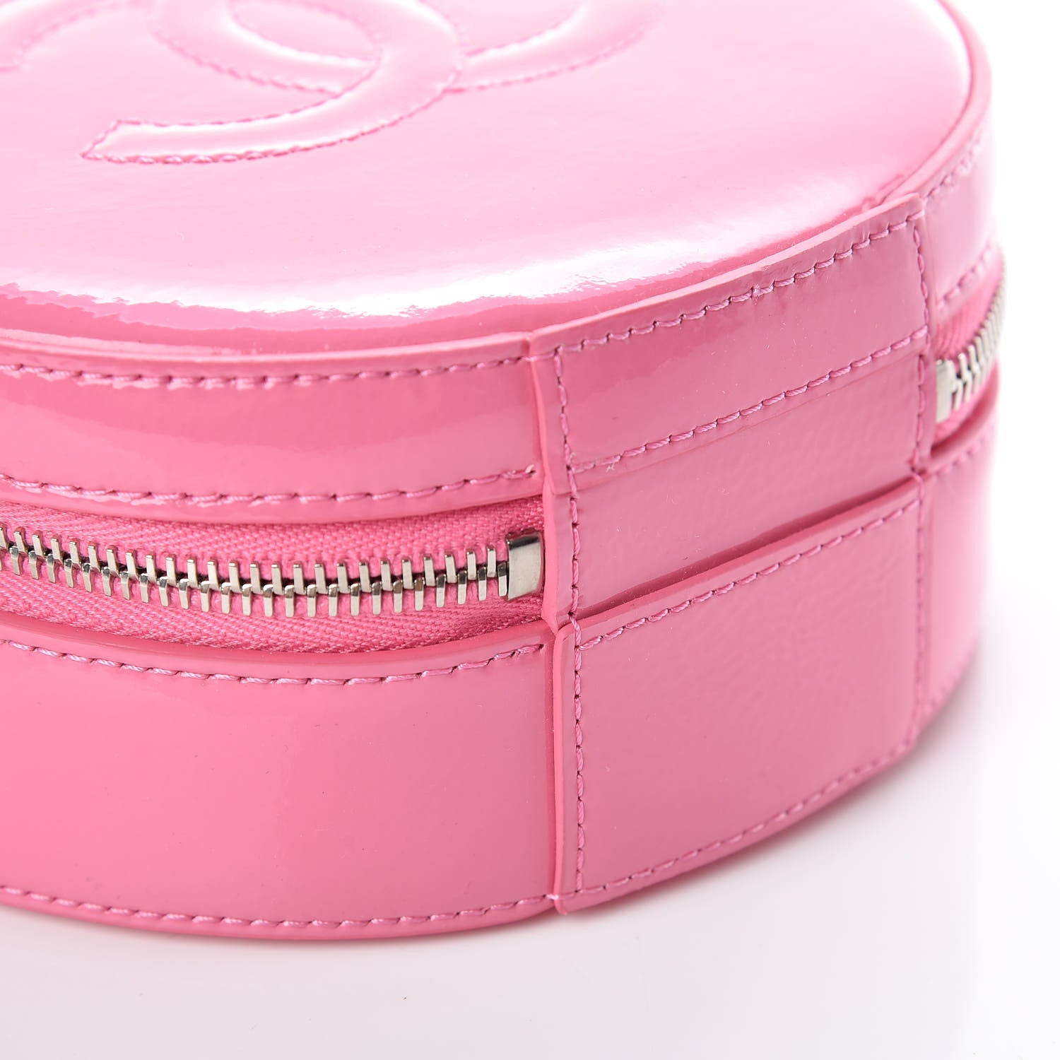 Chanel Patent Round As Earth Evening Bag Pink 5 of 10