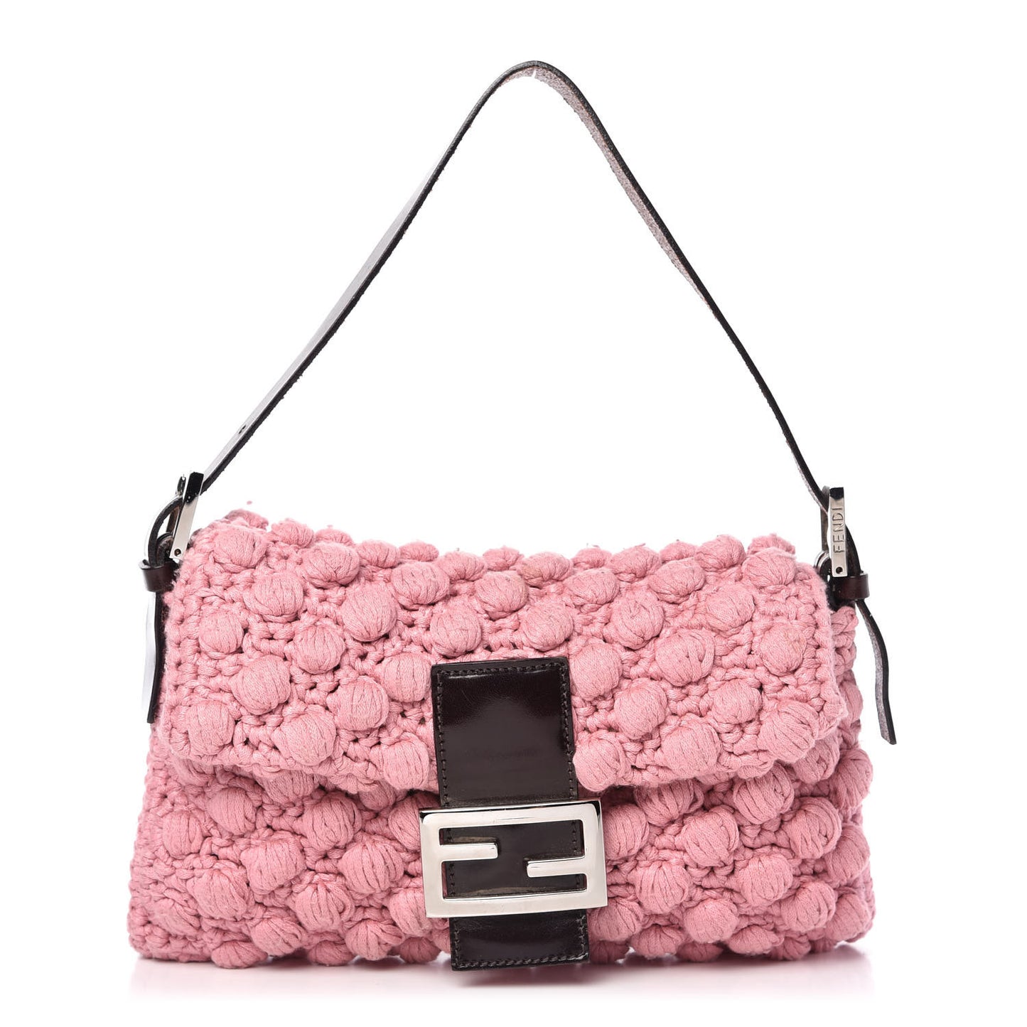Woven Knit Baguette Pink