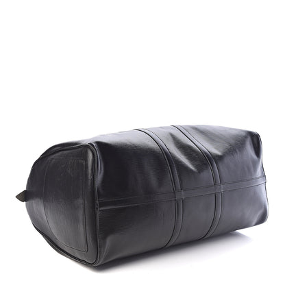 Louis Vuitton Epi Keepall 55 Black 4 of 14