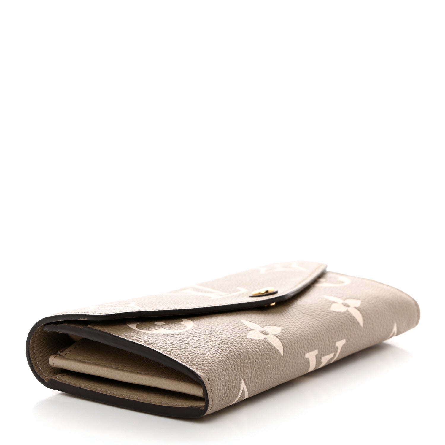 Louis Vuitton Empreinte Monogram Giant Sarah Wallet Tourterelle Creme 4 of 6