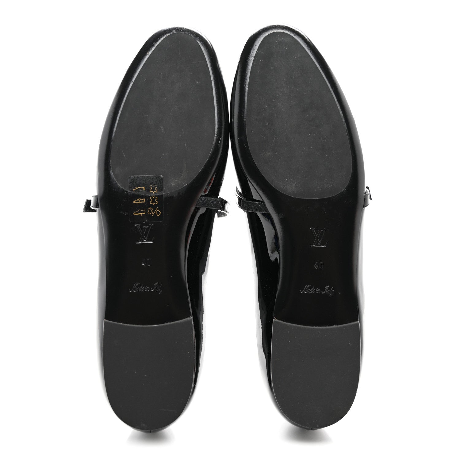 Louis Vuitton Patent Uniformes Ballet Flats 40 Black 5 of 8