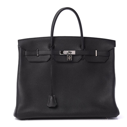 Hermes Togo Birkin 40 Black 1 of 8