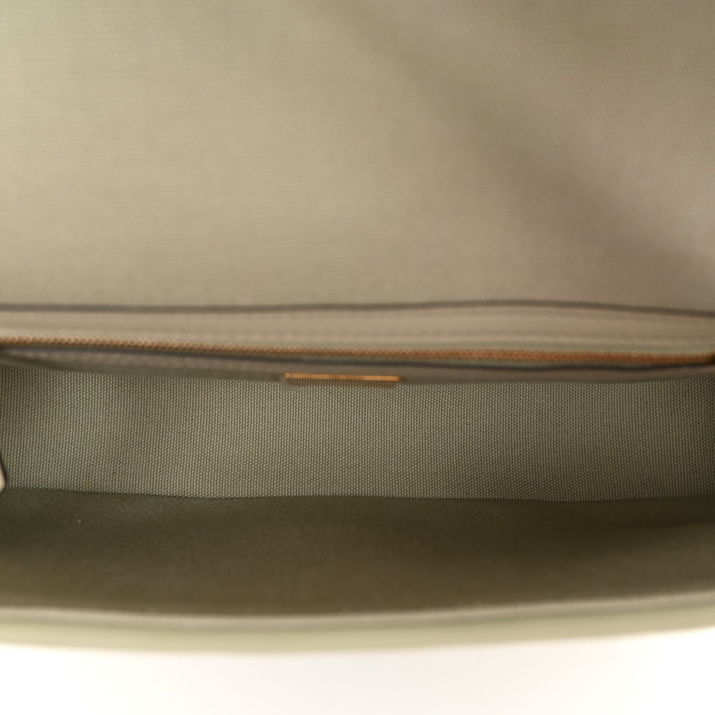 Canvas Vitello King FF Embroidered Baguette Green Tea