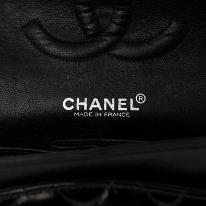 Chanel Patent Quilted Medium Double Flap Black 6 of 11