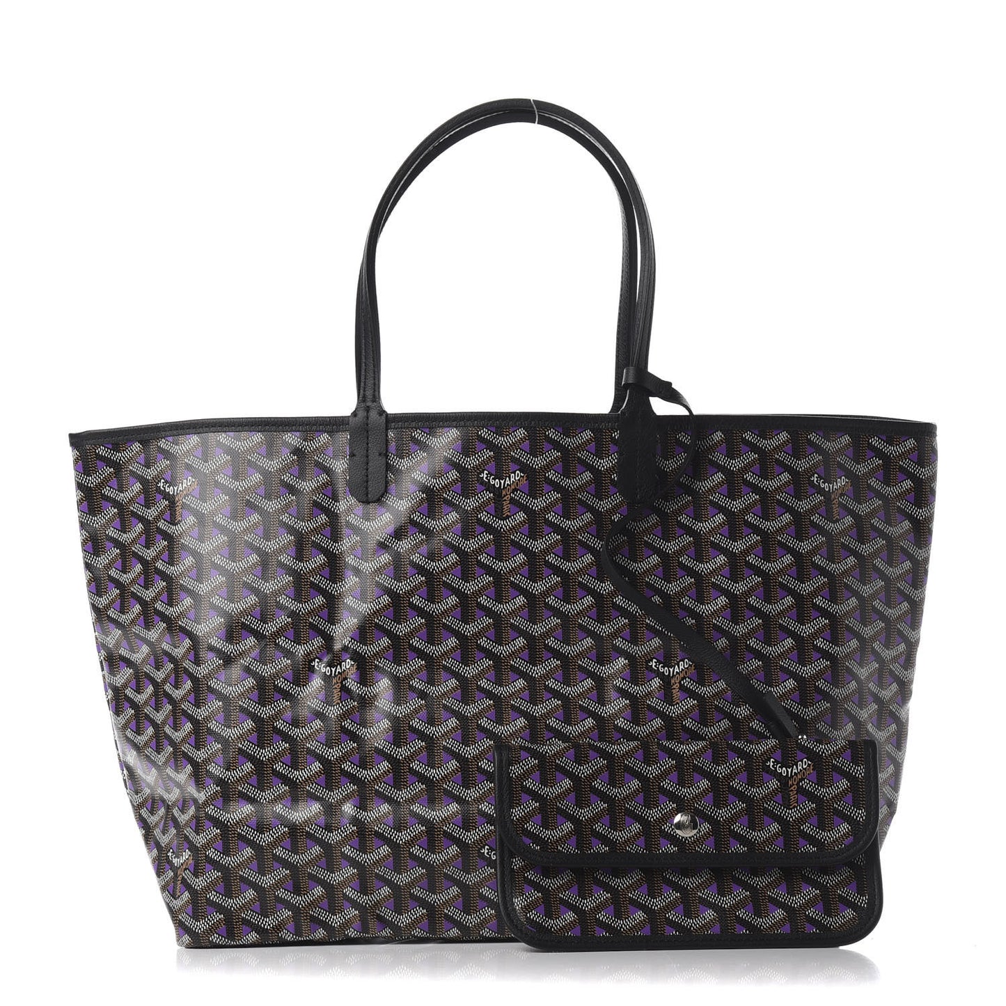 Goyardine Saint Louis Claire Voie PM Black Violet