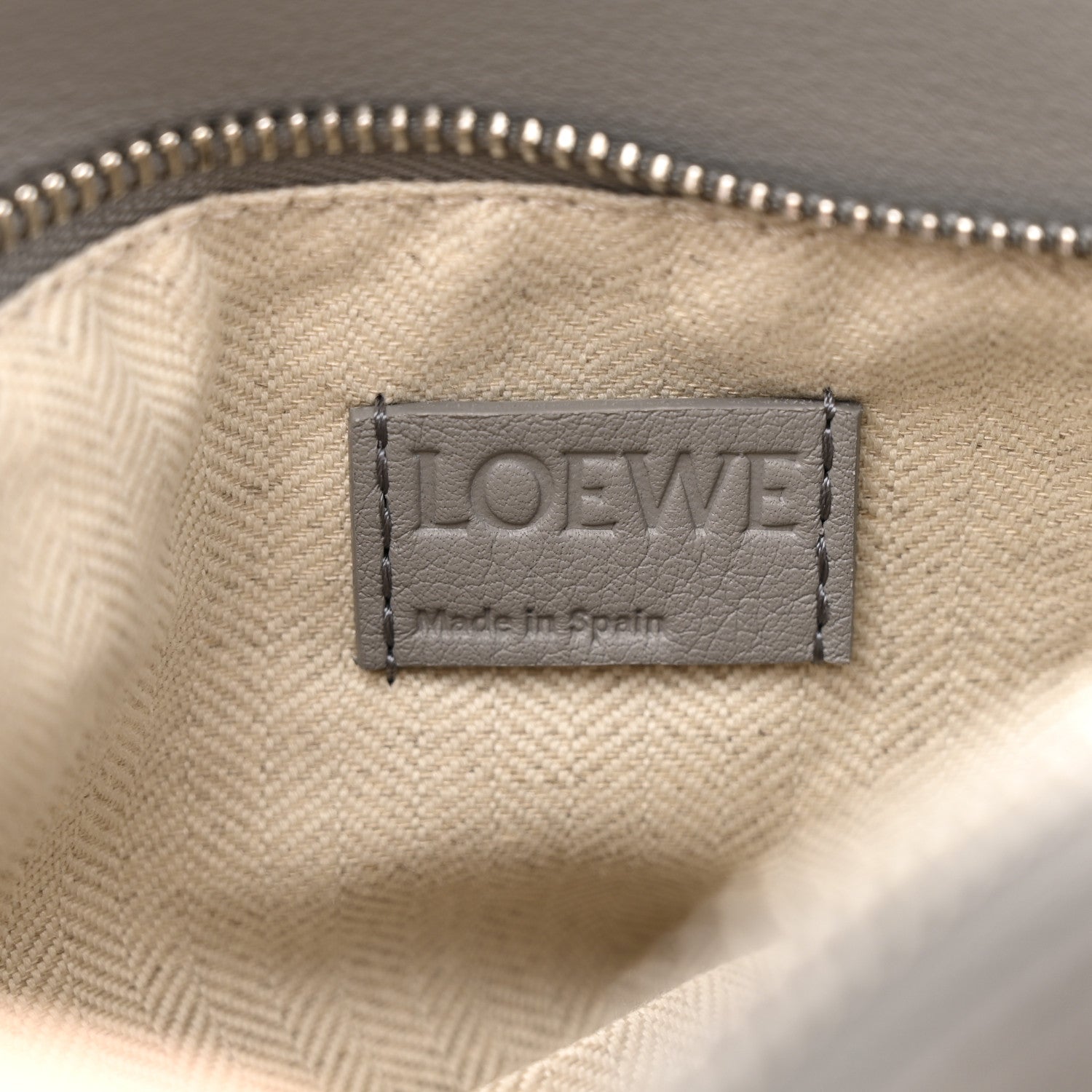 Loewe Soft Grained Calfskin Small Puzzle Bag Pearl Grey 6 of 11