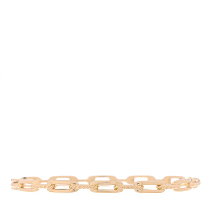 David Yurman 18K Yellow Gold Diamond 4mm Stax Chain Link Bracelet 2 of 3