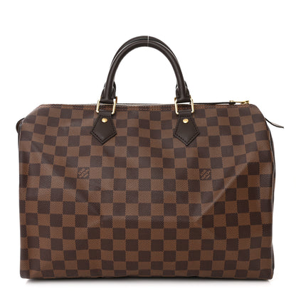 Louis Vuitton Damier Ebene Speedy 35 1 of 9