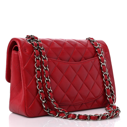 Chanel Lambskin Quilted Small Double Flap Red 3 of 10