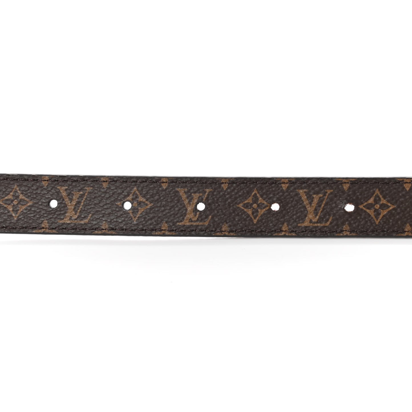 Calfskin Monogram 25mm LV Circle Reversible Belt 80 32 Red