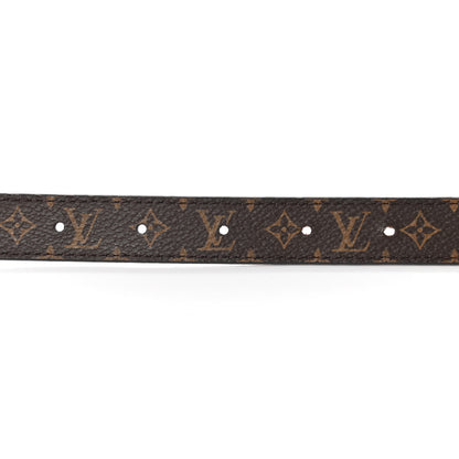 Louis Vuitton Calfskin Monogram 25mm LV Circle Reversible Belt 80 32 Red 6 of 9