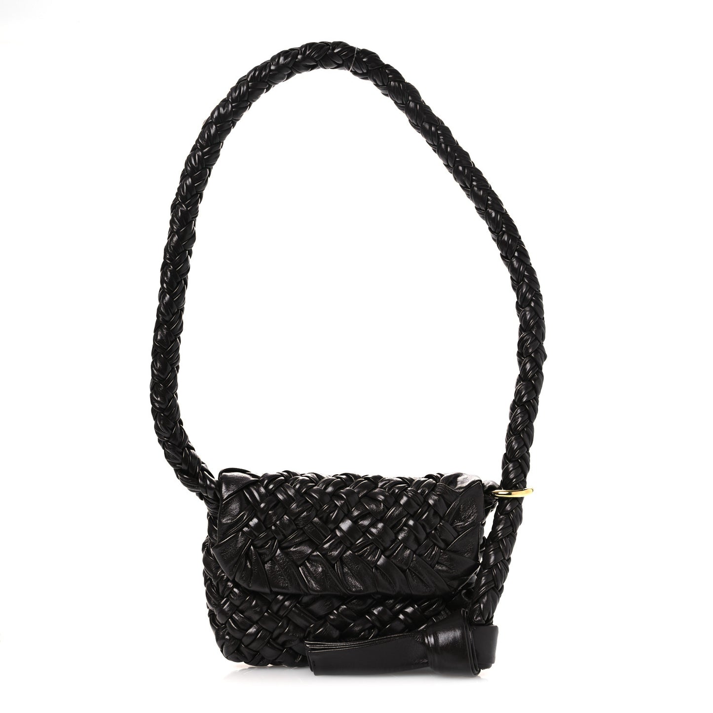 Calfskin Foulard Intreccio Kalimero Città Shoulder Bag Fondant