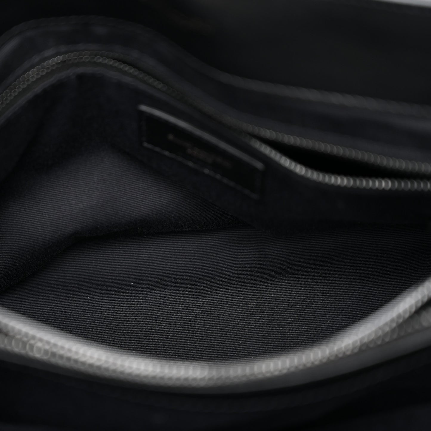 Calfskin Y Quilted Monogram Monochrome Medium Loulou Chain Satchel Black