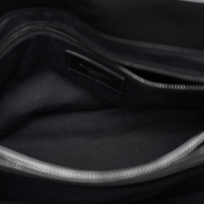 Saint Laurent Calfskin Y Quilted Monogram Monochrome Medium Loulou Chain Satchel Black 6 of 11
