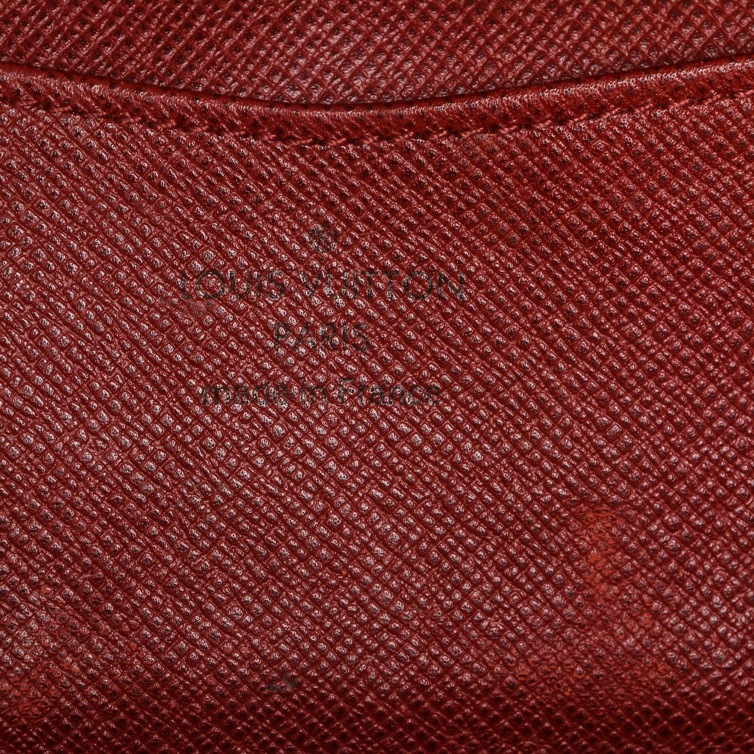 Louis Vuitton Monogram Josephine Wallet Red 6 of 9