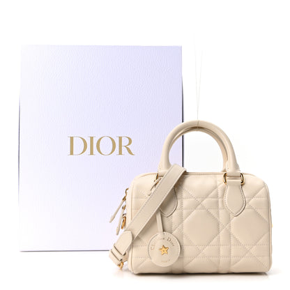 Christian Dior Calfskin Macrocannage Groove 20 Bag Dusty Ivory 10 of 10