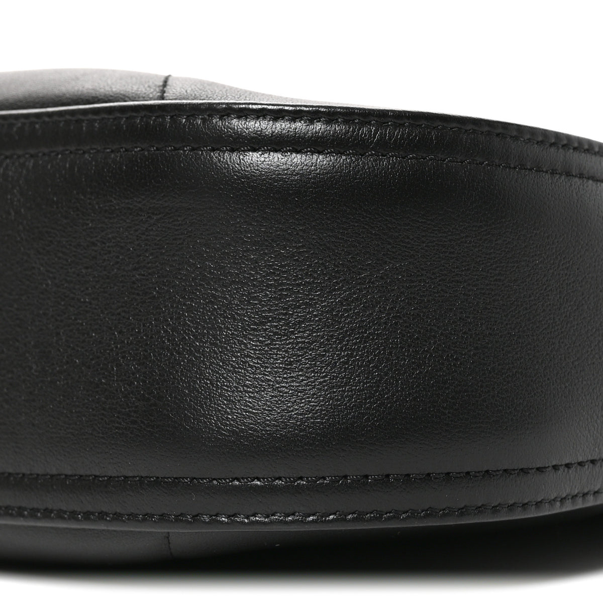 Calfskin Stitched Easy Mood Hobo Black
