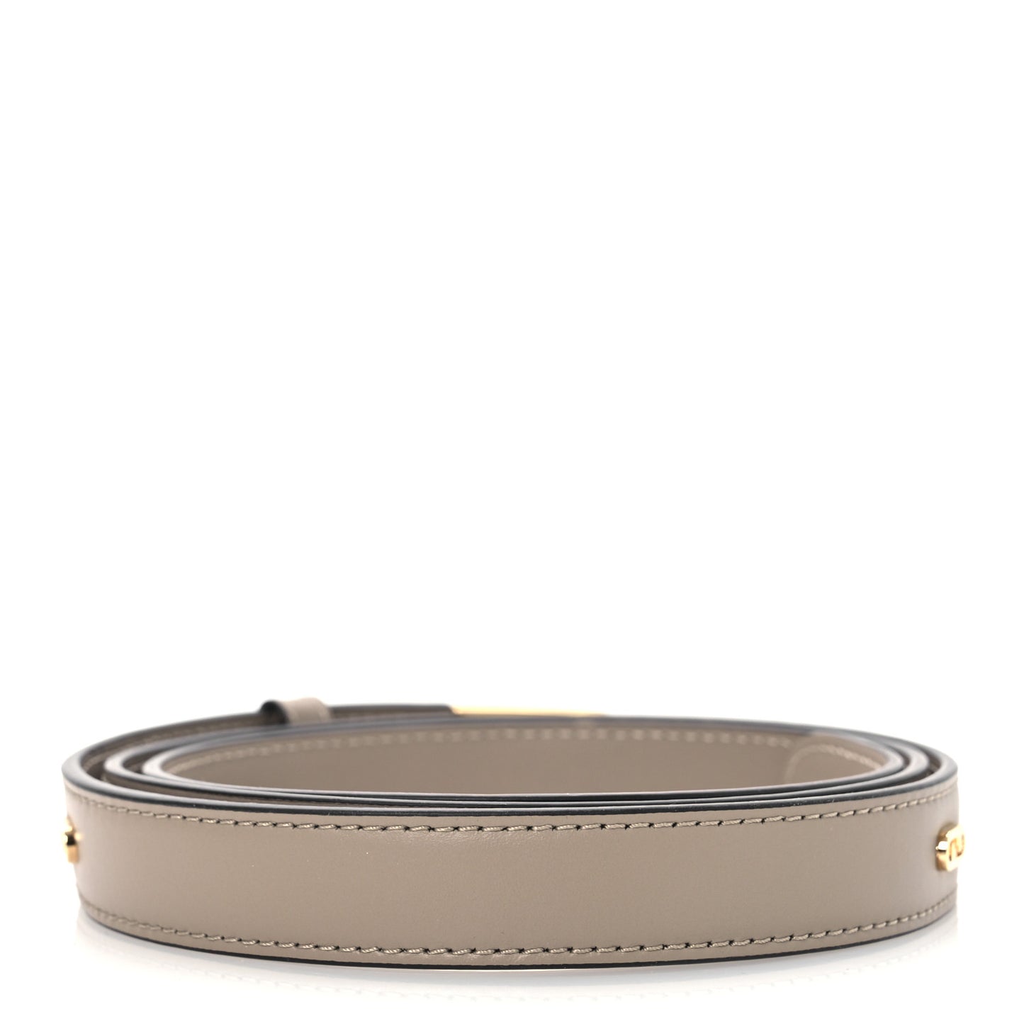 Vitello King Fendi O'Lock 2CM Belt 95 38 Tortora
