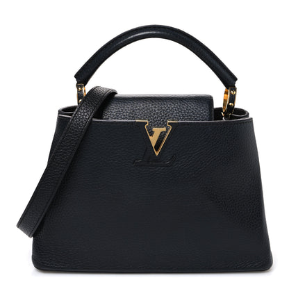 Louis Vuitton Taurillon Capucines BB Black 1 of 9