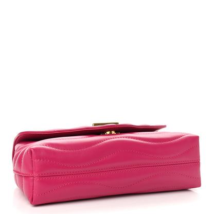 Louis Vuitton Calfskin LV New Wave Chain Bag Rose Freesia 4 of 8