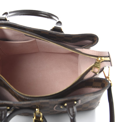 Louis Vuitton Cuir Taurillon Damier Ebene Normandy Magnolia 6 of 10