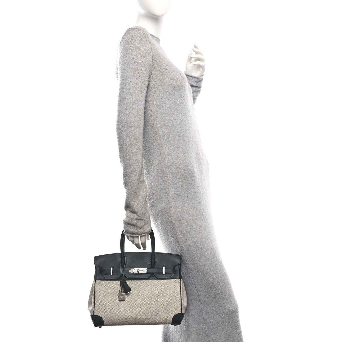 Toile Swift Birkin 30 Black Black