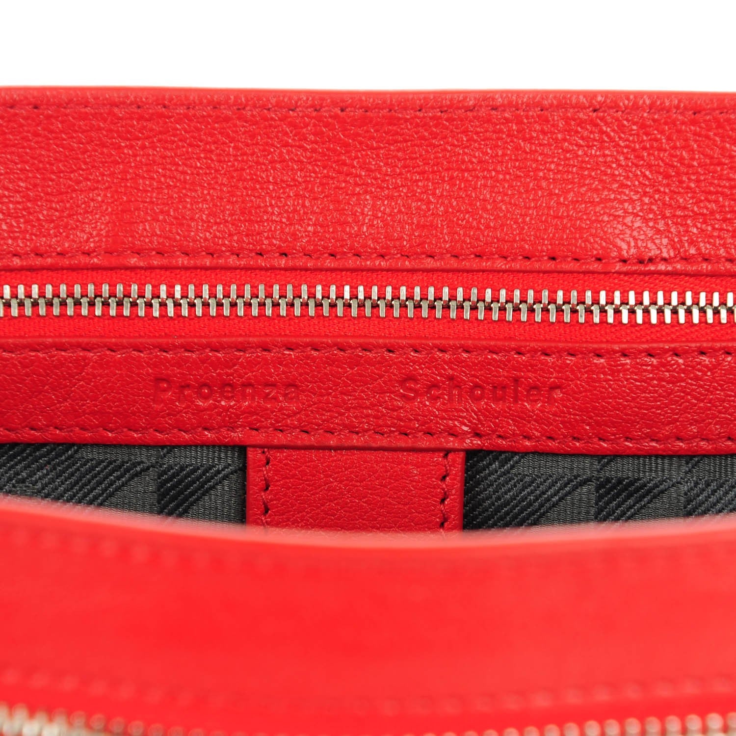 Proenza Schouler Lambskin Medium PS1 Satchel True Red 6 of 8