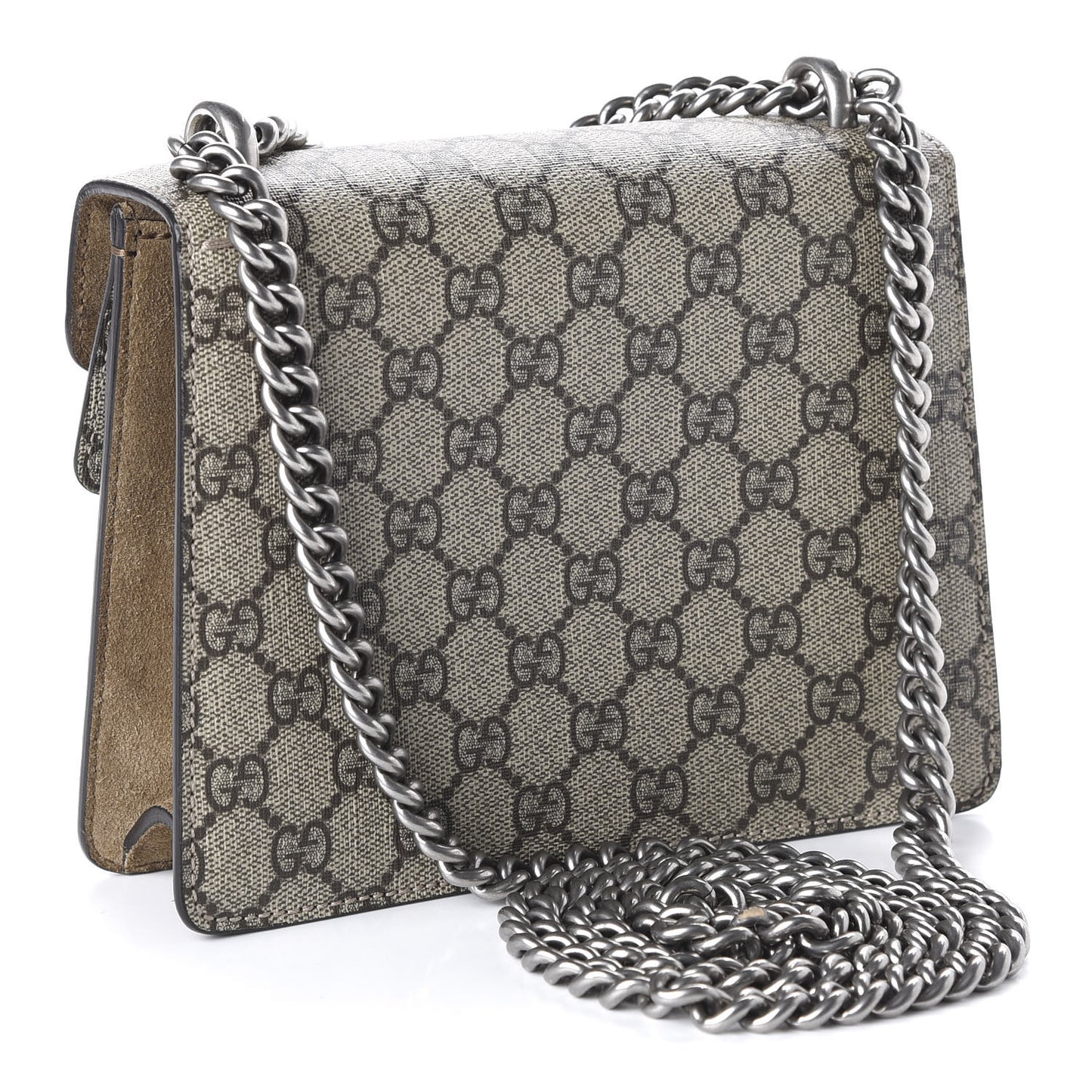GG Supreme Monogram Mini Dionysus Shoulder Bag Taupe