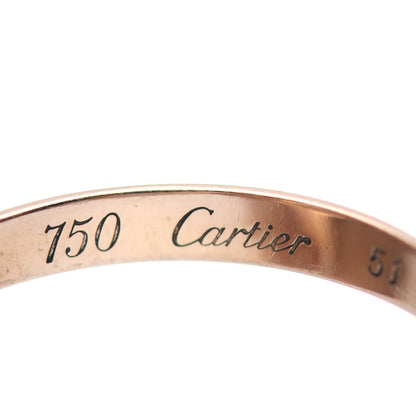 Cartier 18K Pink Yellow White Gold Small Trinity Ring 51 5.75 4 of 4