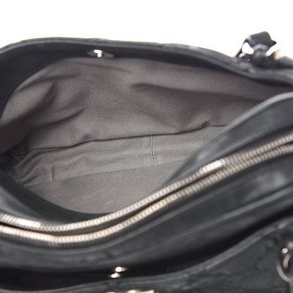 Chanel Iridescent Calfskin Quilted Relax CC Camera Case Black 9 of 16