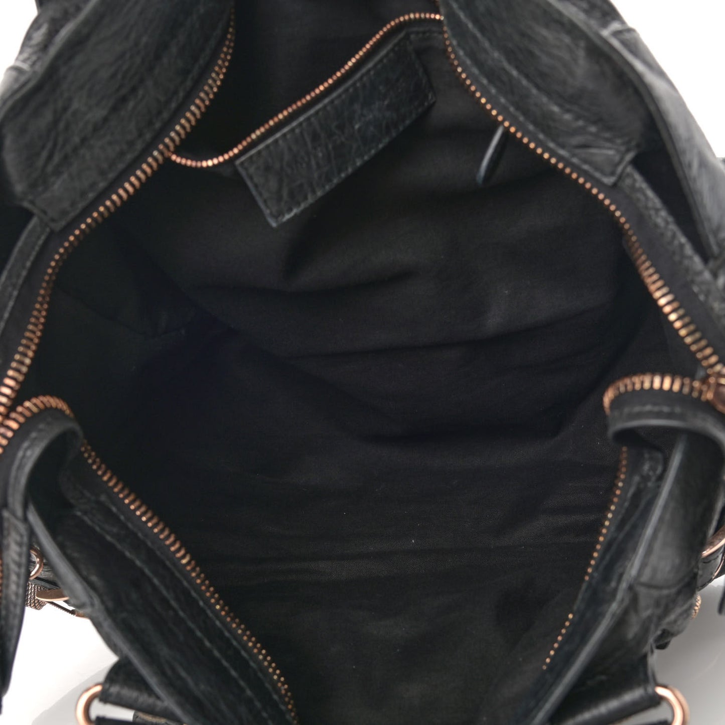 Agneau Giant 21 Rose Gold Hardware Part Time Black