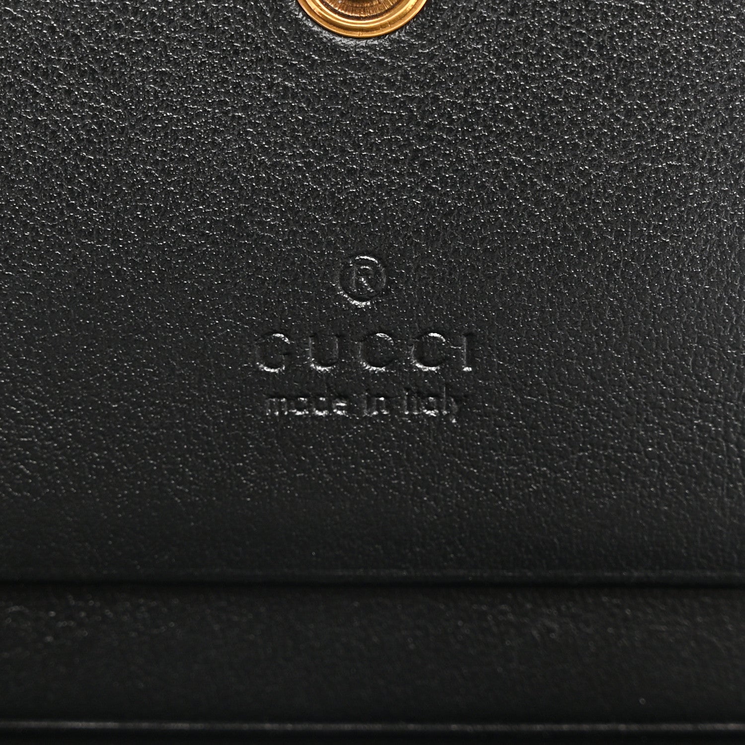 Gucci Calfskin Matelasse GG Marmont Card Case Wallet Black 6 of 12