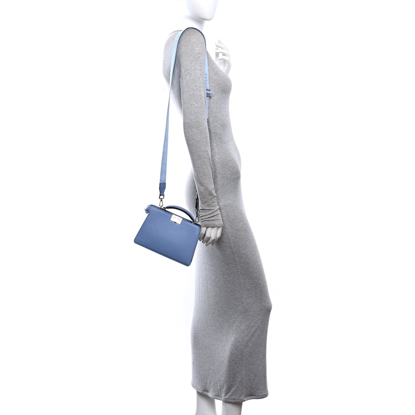 Cuoio Romano Vitello Cover Bi-Color Peekaboo I See U X Cross Satchel Tempesta