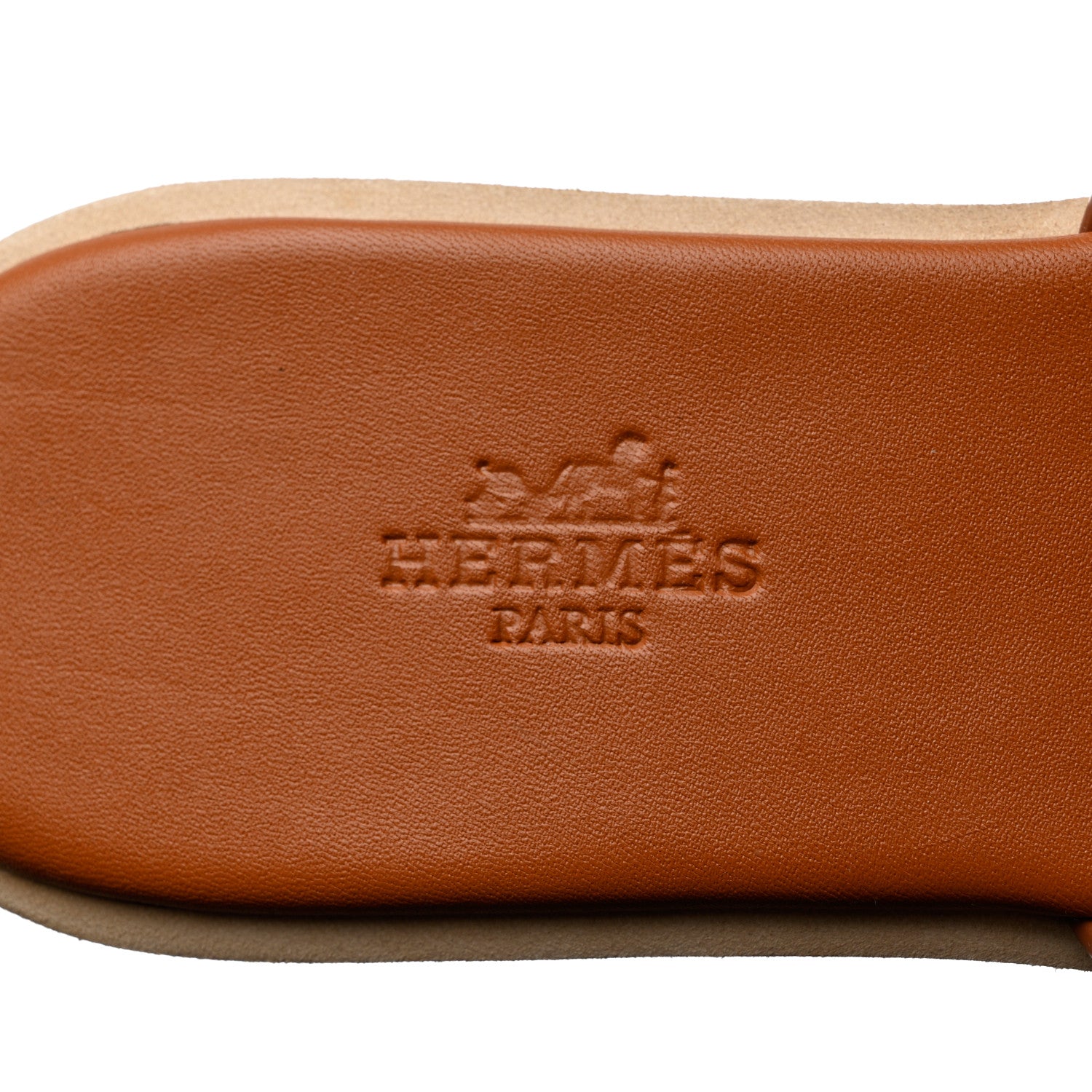 Hermes Calfskin Cork Eze 30 Sandals 37 Marron Glaise 7 of 11
