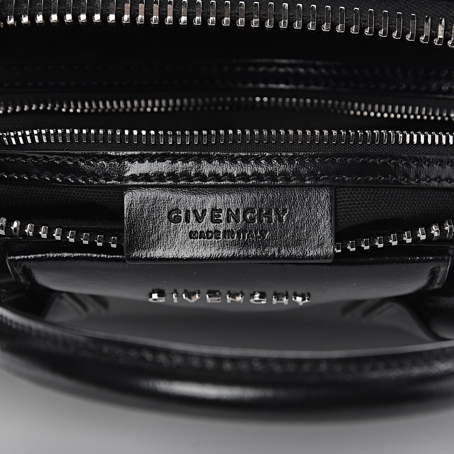 Givenchy Shiny Lord Calfskin Small Antigona Black 6 of 14