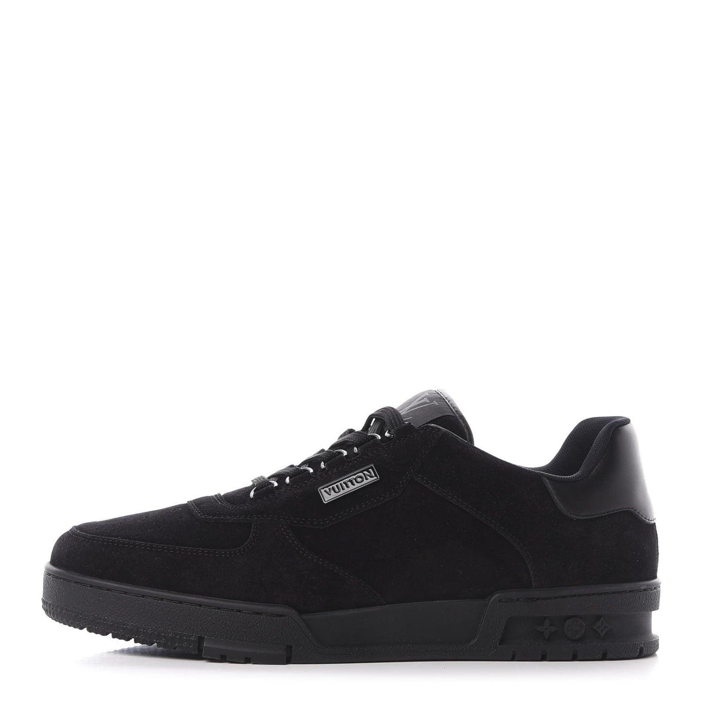 Suede Uniform Sneakers 9.5 Black