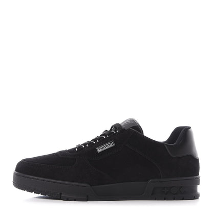 Louis Vuitton Suede Uniform Sneakers 9.5 Black 1 of 10