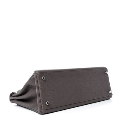 Hermes Togo Kelly Retourne 35 Etain 5 of 12