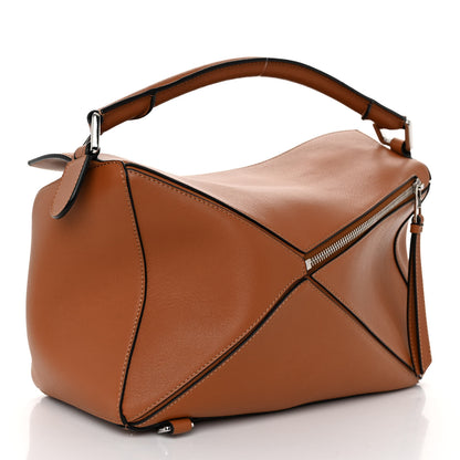Loewe Calfskin Medium Puzzle Bag Tan 3 of 10